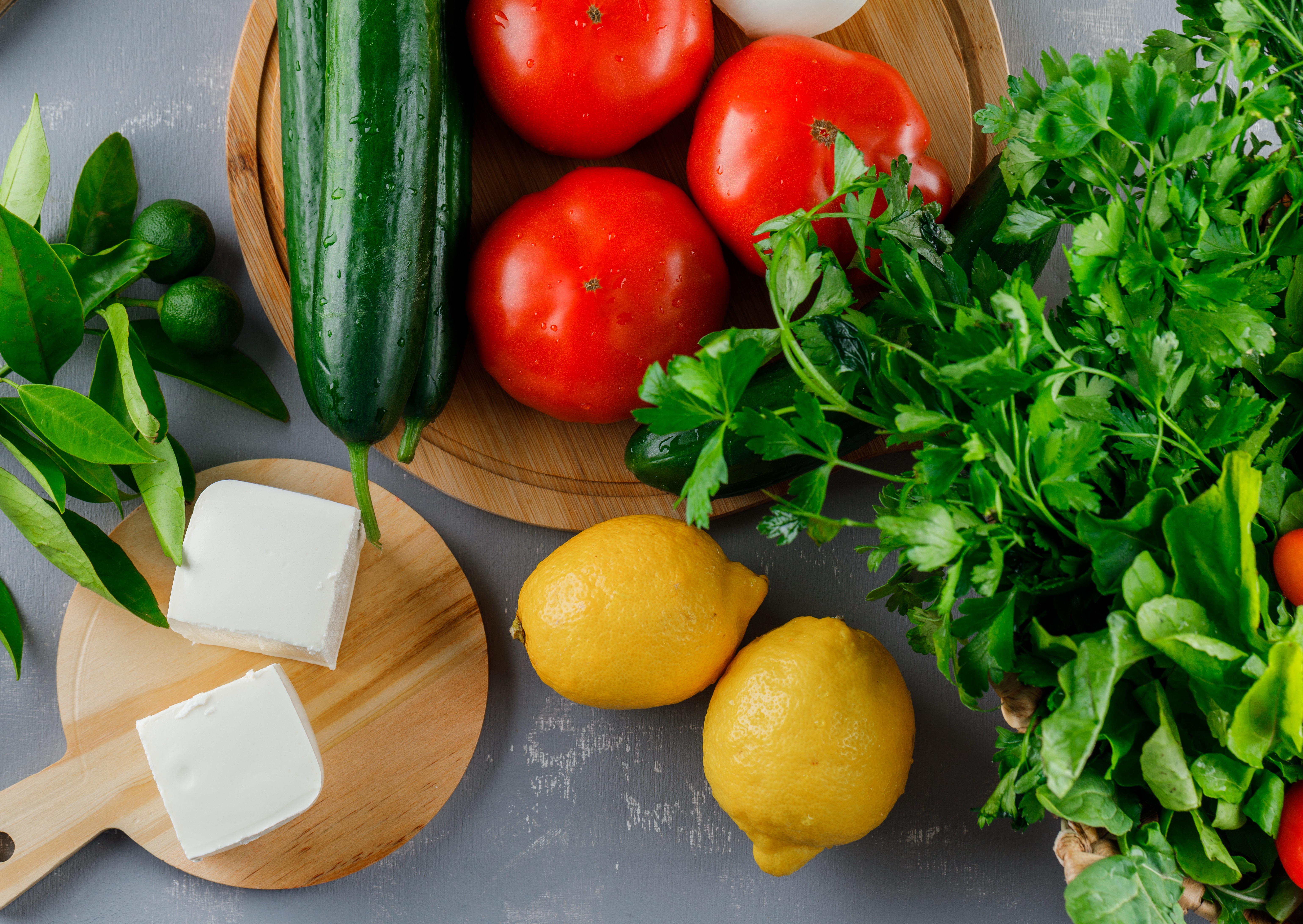 Fresh ingredients ready for the kitchen